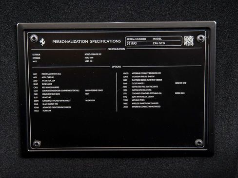 Used 2025 Ferrari 296 GTB RWD image 32