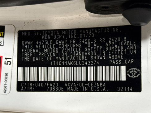 Used 2020 Toyota Camry LE image 28