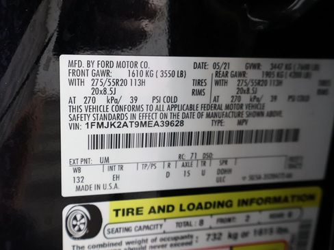 Used 2021 Ford Expedition Max Limited AWD/4WD image 66
