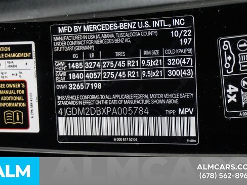 Used 2023 Mercedes-Benz EQS 450+ SUV image 61