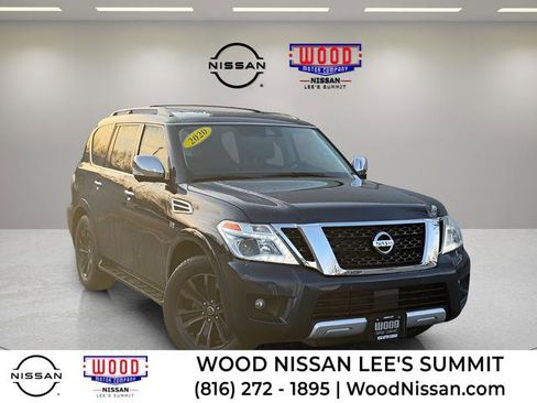 Used 2020 Nissan Armada Platinum w/ Captain's Chairs Package image 1