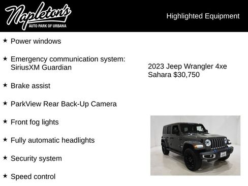 Used 2023 Jeep Wrangler Unlimited Sahara image 16