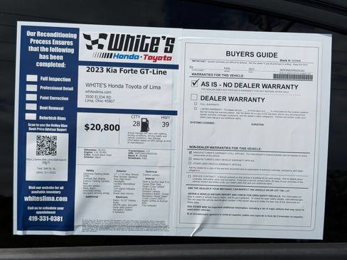 Used 2023 Kia Forte GT-Line w/ GT-Line Technology Package FWD image 32