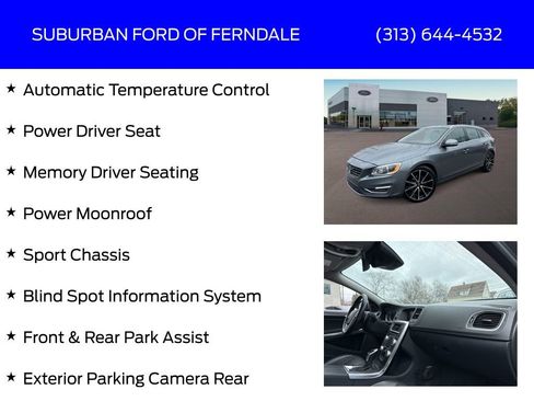 Used 2016 Volvo V60 T5 Platinum w/ 19" Sport Package FWD image 12