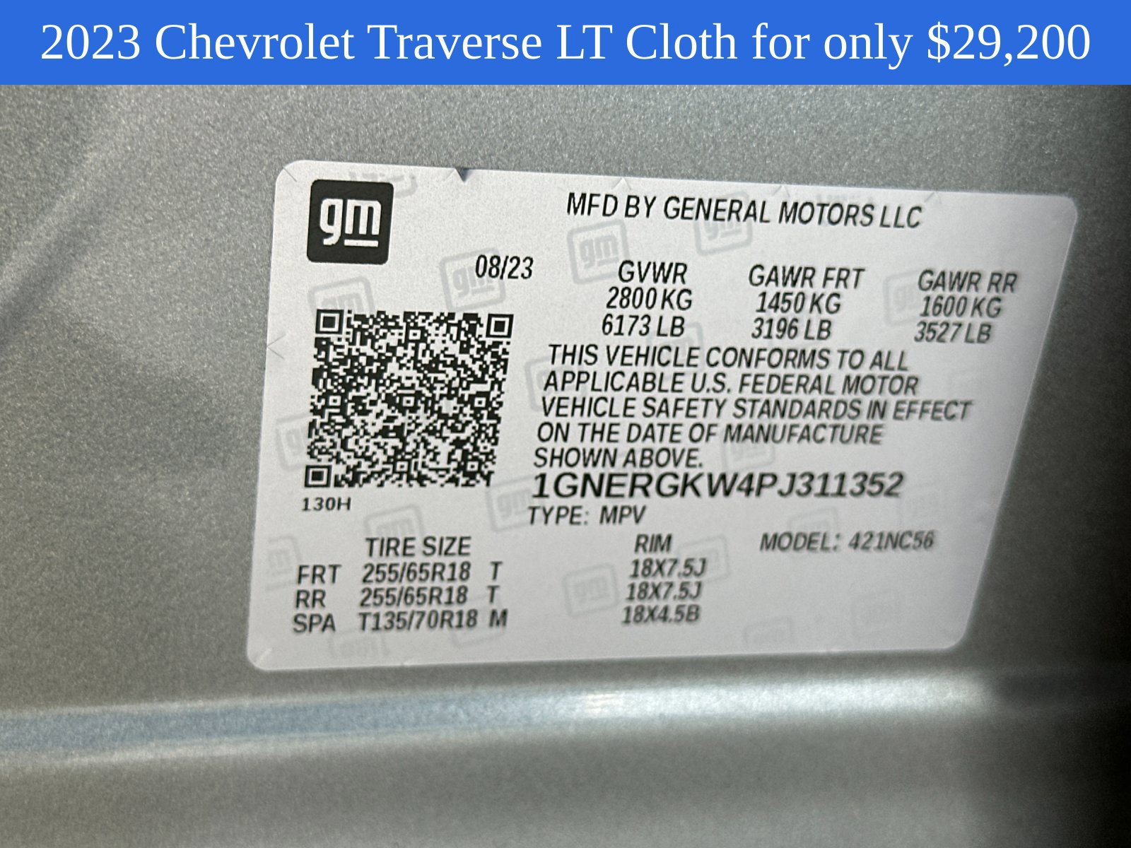 Used 2023 Chevrolet Traverse LT FWD image 30