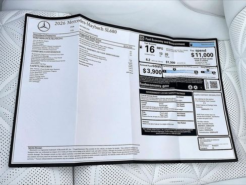 New 2026 Mercedes-Benz Maybach SL 680 image 12