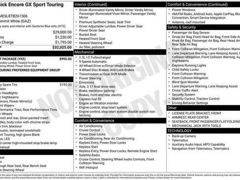 New 2026 Buick Encore GX Sport Touring w/ Comfort Package AWD/4WD image 2