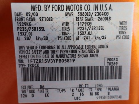 Used 2000 Ford Ranger XL AWD/4WD image 42