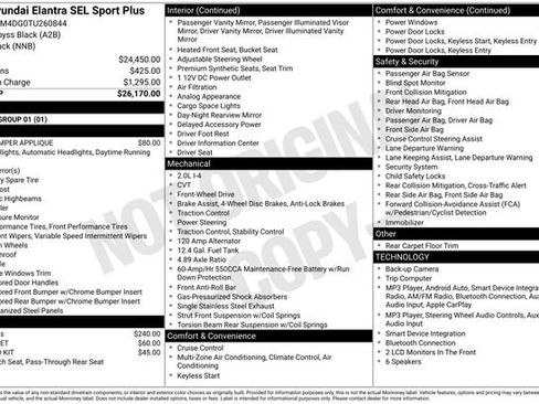 New 2026 Hyundai Elantra SEL Sport FWD image 25