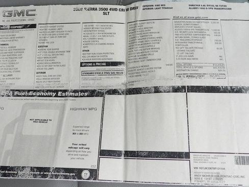 Used 2008 GMC Sierra 3500 SLT w/ Convenience Package image 15