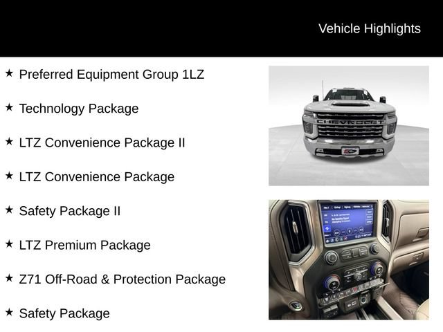 Used 2021 Chevrolet Silverado 2500 LTZ w/ LTZ Premium Package AWD/4WD image 16