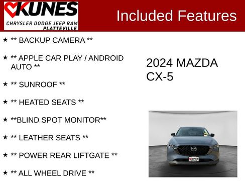 Used 2024 MAZDA CX-5 Carbon Edition AWD/4WD image 2