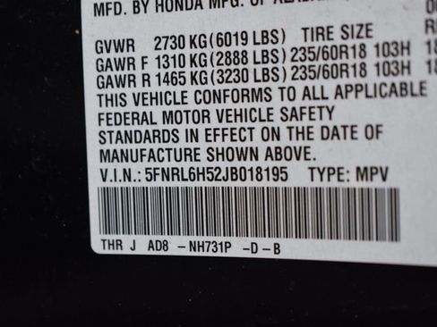 Used 2018 Honda Odyssey EX image 15