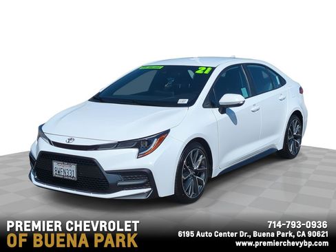 Used 2021 Toyota Corolla SE w/ Carpet Mat Package (TMS) FWD image 1