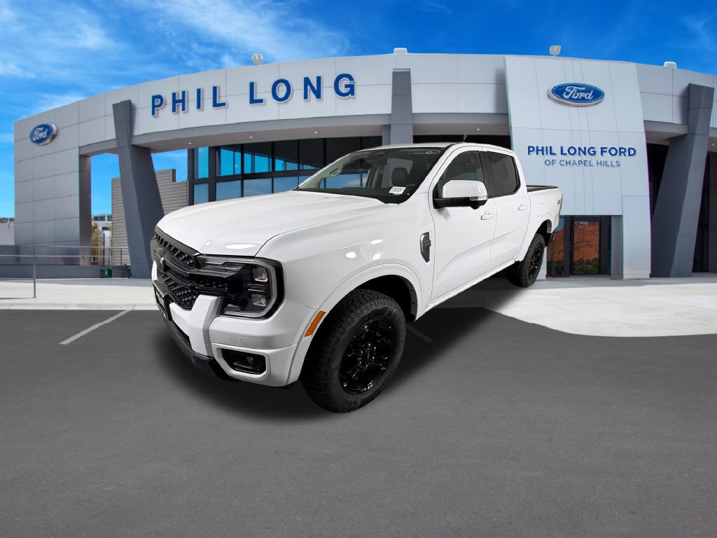 New 2025 Ford Ranger Lariat w/ Black Appearance Package AWD/4WD 360° Tour
