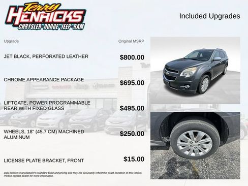 Used 2011 Chevrolet Equinox LT w/ Chrome Appearance Package FWD image 7