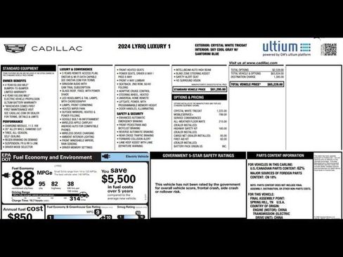 Used 2024 Cadillac Lyriq Luxury image 3
