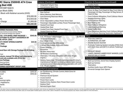 Used 2024 GMC Sierra 2500 AT4 w/ AT4 Preferred Package AWD/4WD image 3