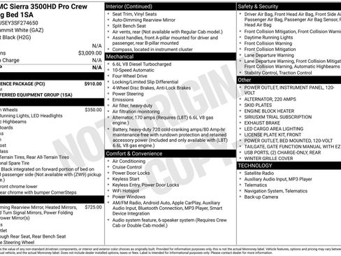 New 2025 GMC Sierra 3500 Pro w/ Convenience Package image 3