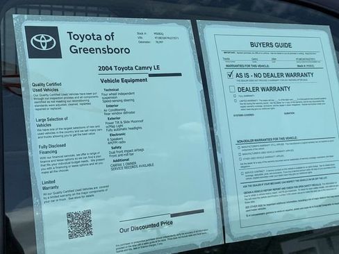 Used 2004 Toyota Camry LE image 32