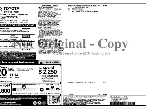 Used 2018 Toyota Tacoma TRD Pro image 71