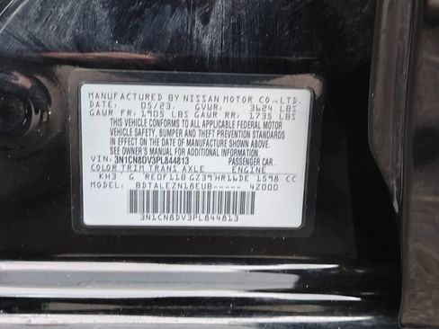 Used 2023 Nissan Versa S w/ Trunk Package image 10