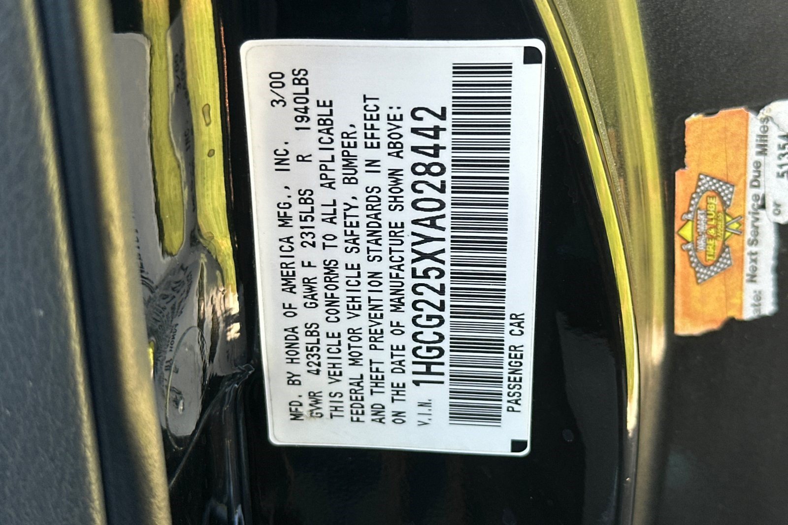 Used 2000 Honda Accord EX image 39