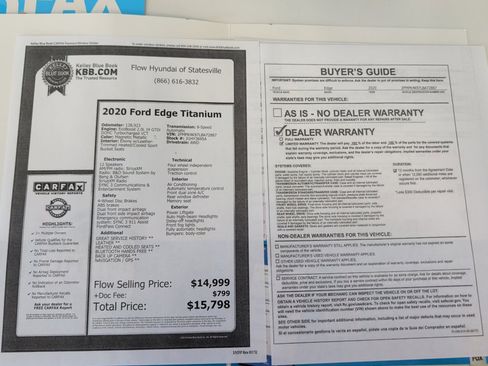 Used 2020 Ford Edge Titanium AWD/4WD image 37