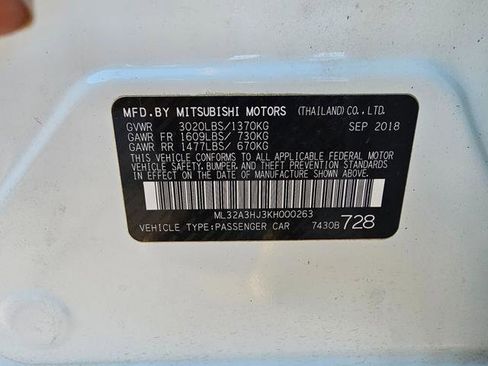 Used 2019 Mitsubishi Mirage ES image 25