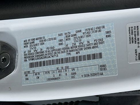 Certified 2024 Ford Escape Active image 23