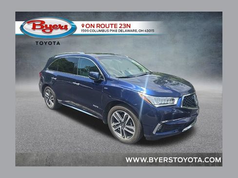 Used 2019 Acura MDX Sport Hybrid w/ Advance Pkg AWD/4WD image 1