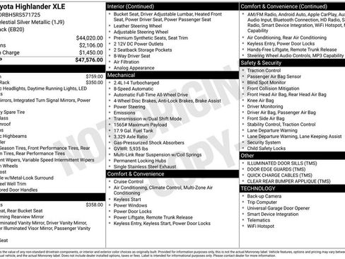 Used 2024 Toyota Highlander XLE image 4