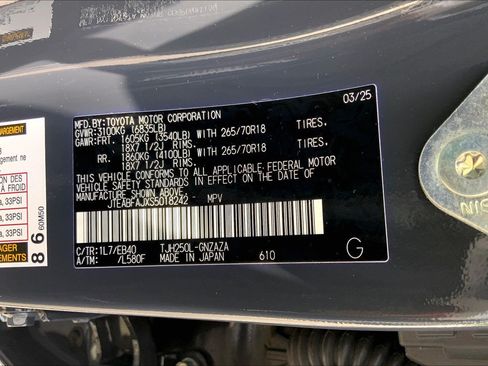 Used 2025 Toyota Land Cruiser AWD/4WD image 37