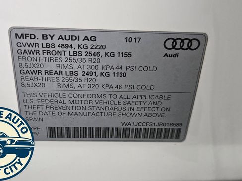 Used 2018 Audi Q3 2.0T Premium Plus w/ S Line Competition Package AWD/4WD image 25