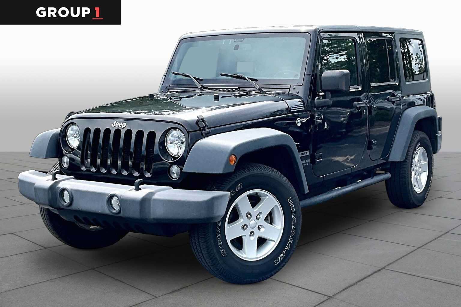 Used 2016 Jeep Wrangler Unlimited Sport w/ Quick Order Package 24S AWD/4WD image 1