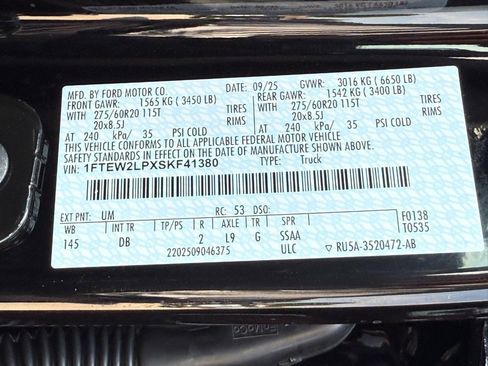 New 2025 Ford F150 STX w/ STX Black Appearance Package image 18