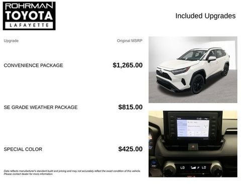 Used 2022 Toyota RAV4 SE w/ Convenience Package AWD/4WD image 4