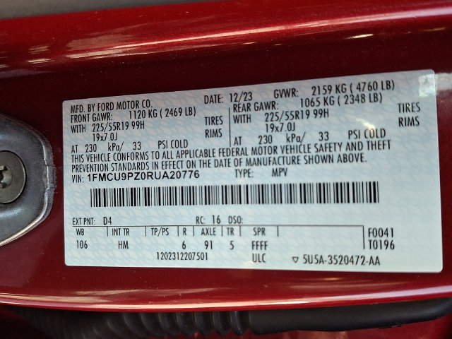 Used 2024 Ford Escape ST-Line Elite AWD/4WD image 27
