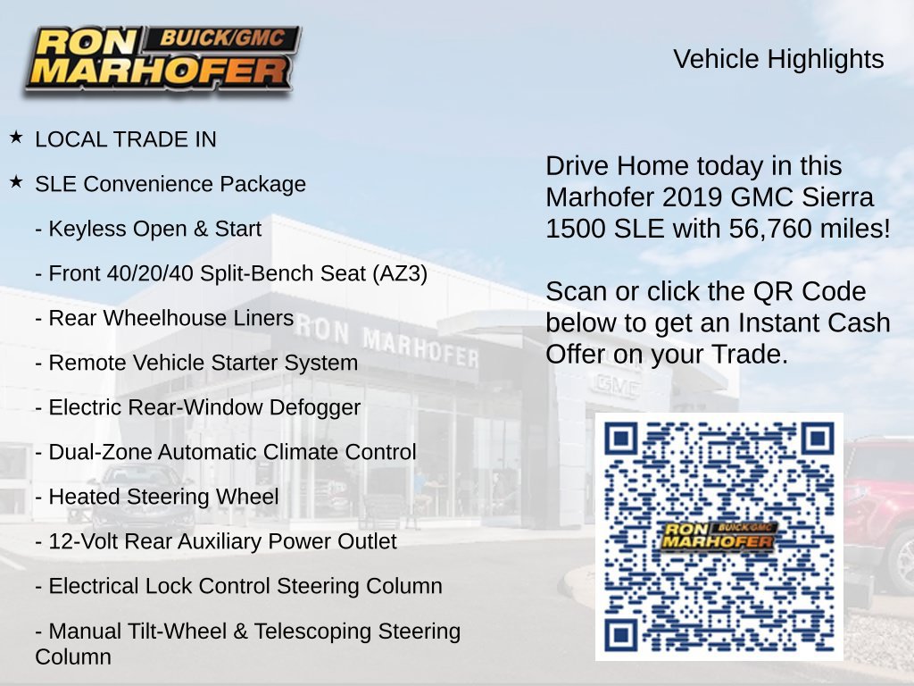 Used 2019 GMC Sierra 1500 SLE w/ SLE Value Package AWD/4WD image 15