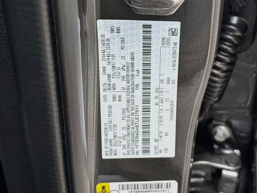 New 2026 Ford Ranger XLT w/ Equipment Group 301A High RWD image 30