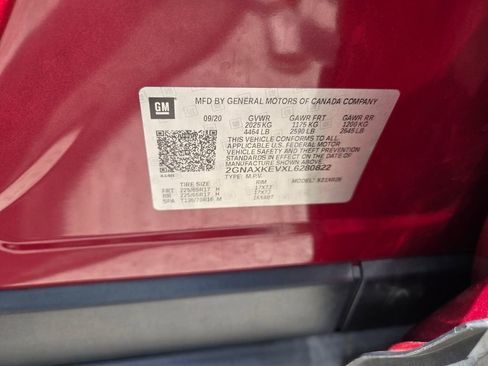 Certified 2020 Chevrolet Equinox LT FWD image 20