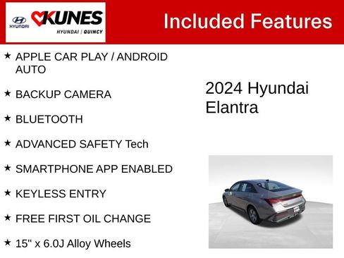 Used 2024 Hyundai Elantra SE FWD image 2