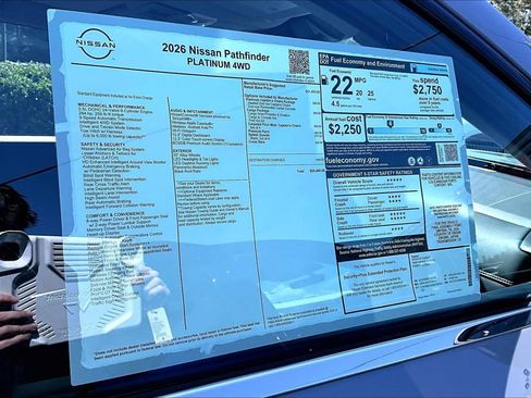 New 2026 Nissan Pathfinder Platinum AWD/4WD image 13
