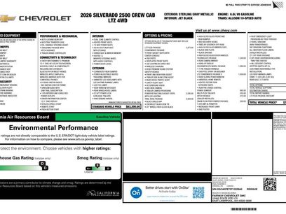 New 2026 Chevrolet Silverado 2500 LTZ w/ LTZ Plus Package