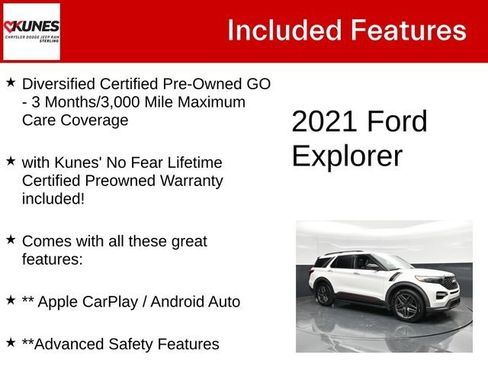 Used 2021 Ford Explorer ST w/ Equipment Group 401A AWD/4WD image 4