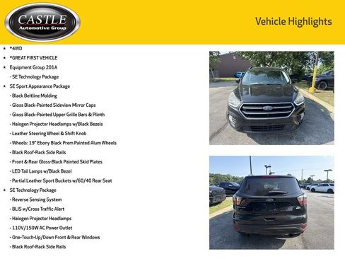 Used 2017 Ford Escape SE w/ Equipment Group 201A AWD/4WD image 3