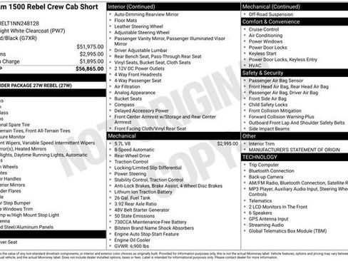 Used 2022 RAM 1500 Rebel RWD image 35