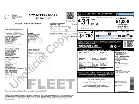 Used 2025 Nissan Kicks SV image 27