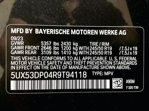 Used 2024 BMW X3 xDrive30i w/ Convenience Package AWD/4WD image 33