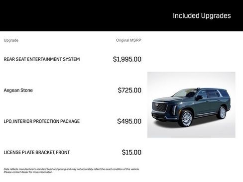 New 2026 Cadillac Escalade Luxury image 3